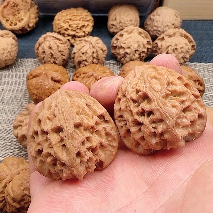 文玩核桃把件38尺苹果园全品