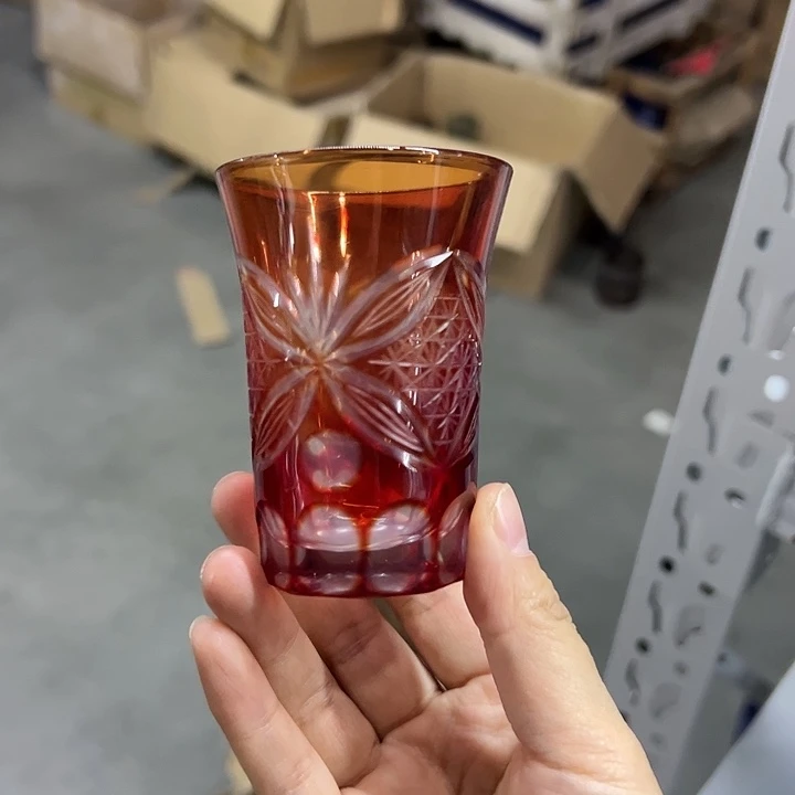 手柄款水晶玻璃微瑕一个