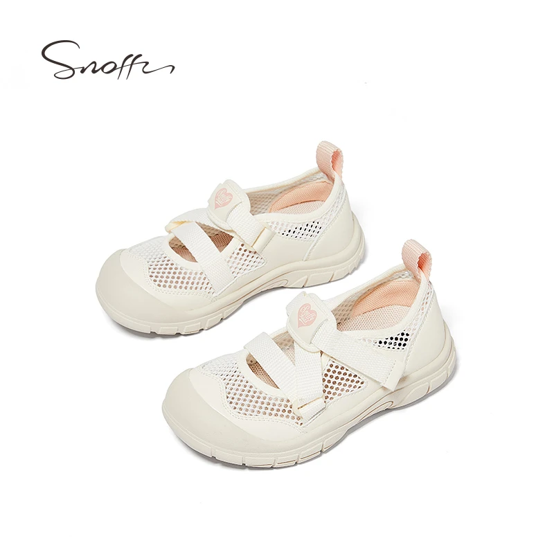 【断码捡漏】斯纳菲女童凉鞋夏季儿童网面透气运动鞋软底凉鞋