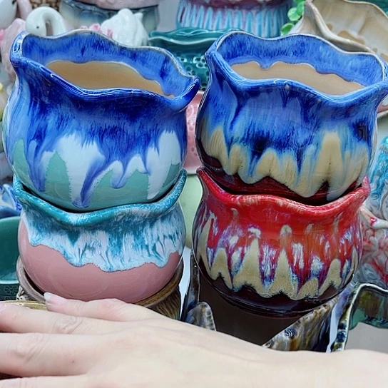 多肉绿植陶瓷花盆