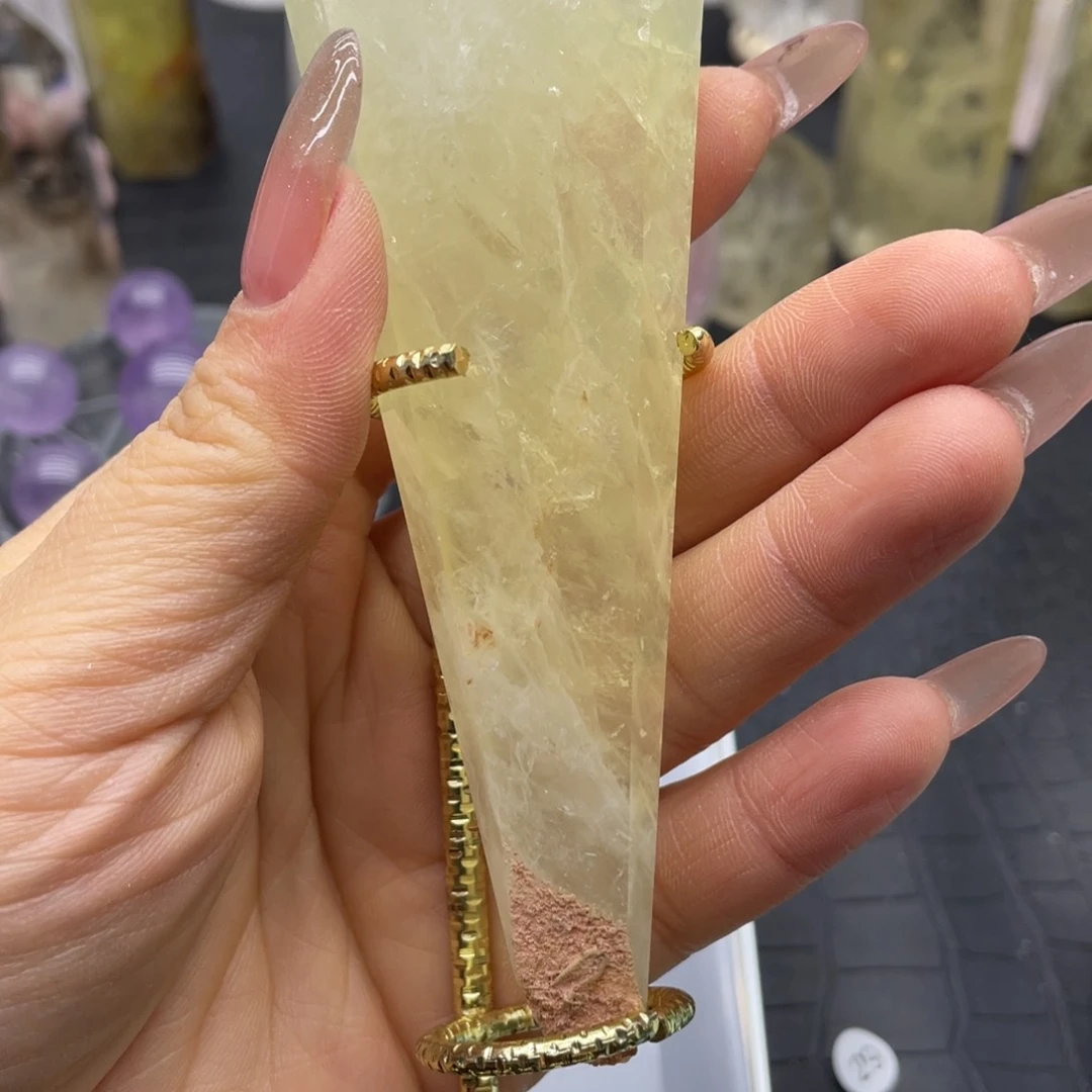 水晶黄水晶未镶嵌木*28