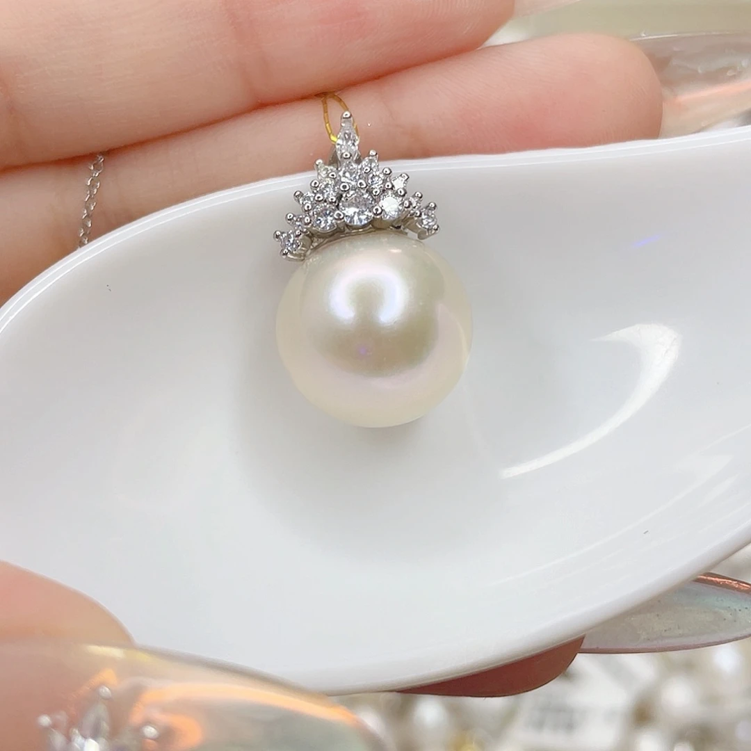 淡水珍珠未镶嵌吊坠(赠链)