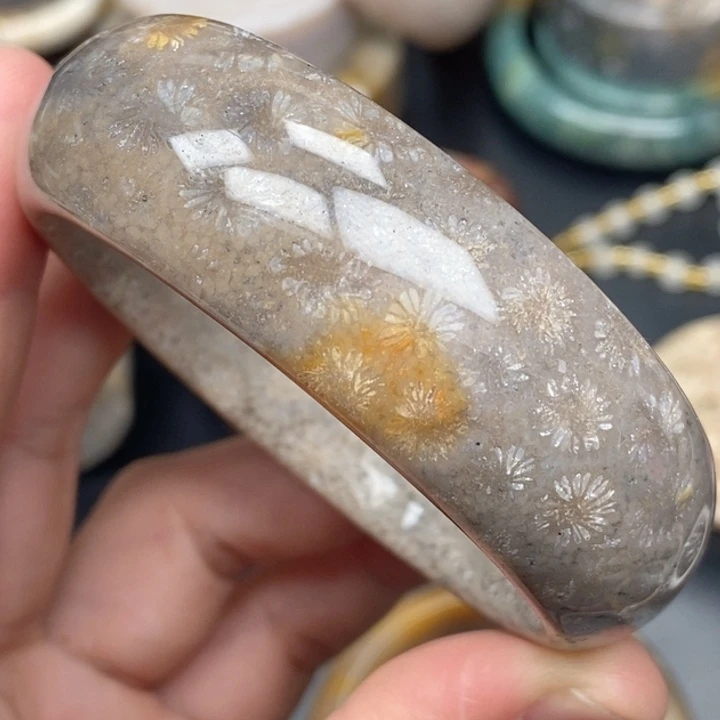 硅化玉未镶嵌项圈55