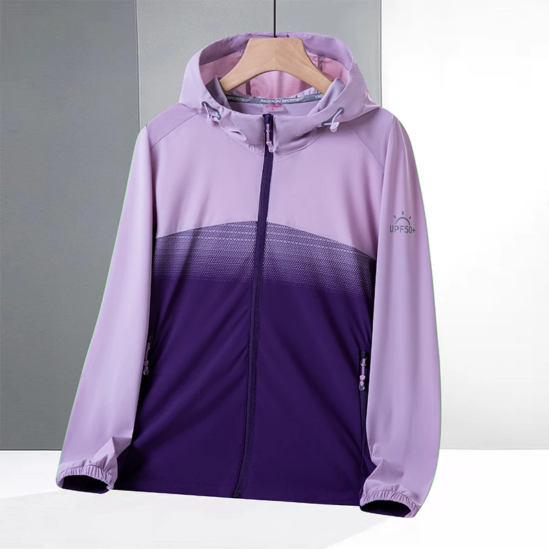 户外夏季透气薄款防紫外线防晒衣外套运动外套女款爆款2025新款