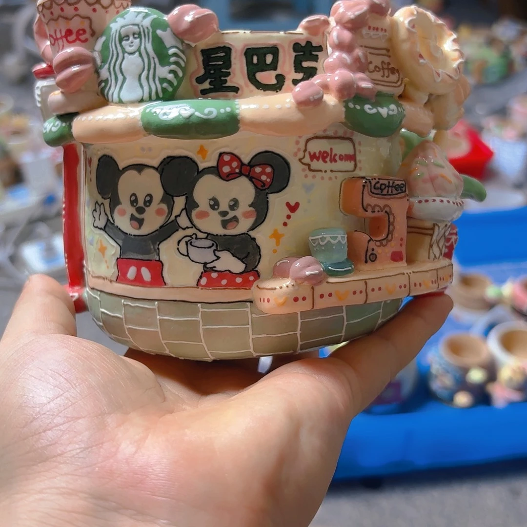老梧家的手工陶瓷多肉花盆
