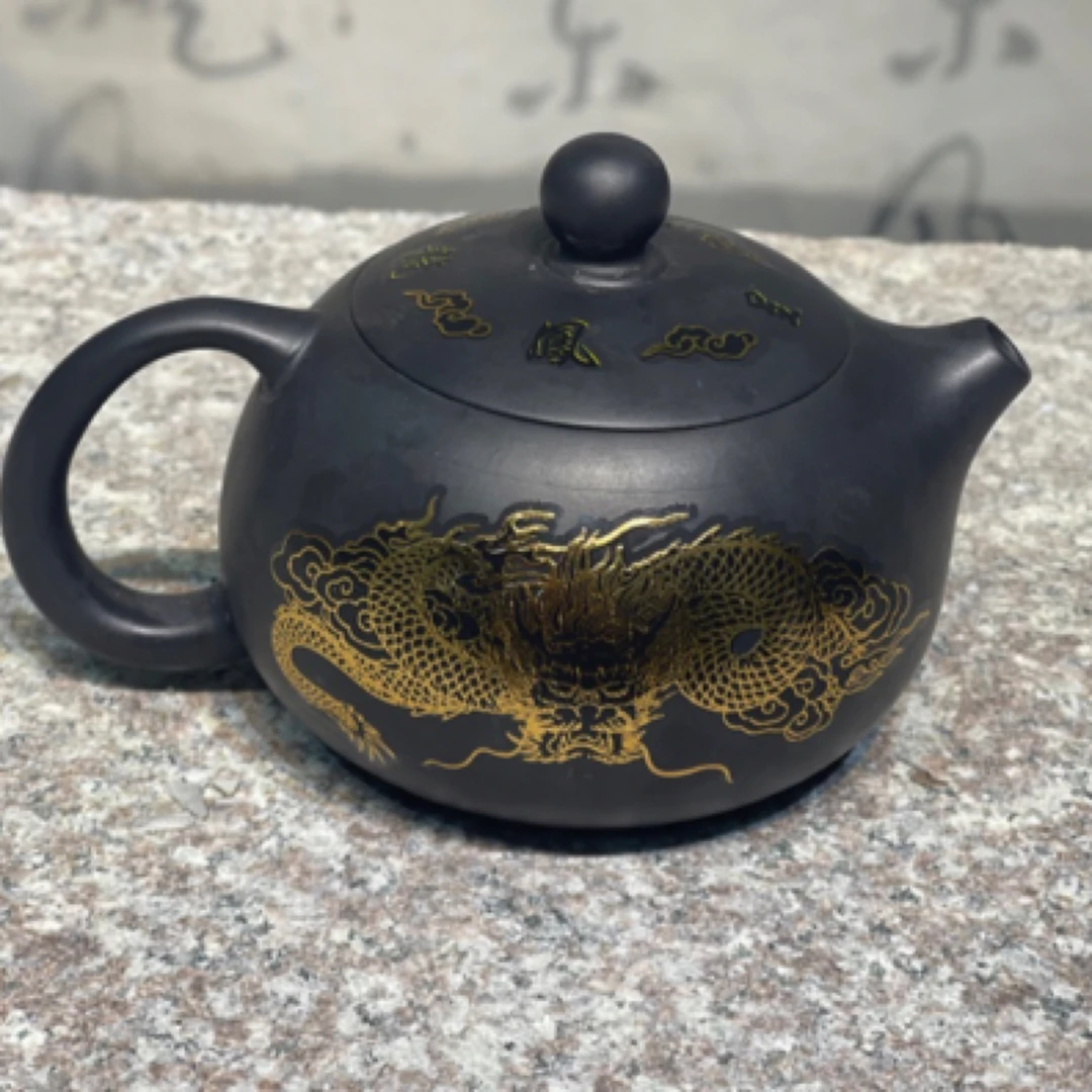 原矿紫泥变色金龙西施凤鸣壶250毫升