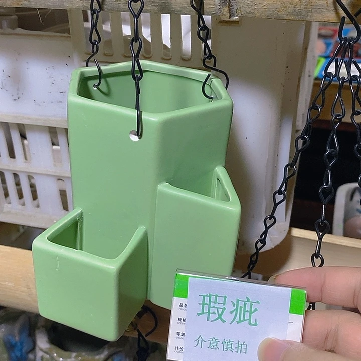 摆件多肉瑕疵盆有孔