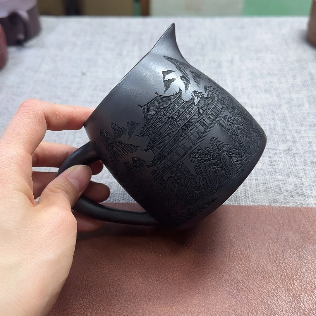 茶壶紫砂民间手艺人全手工制作