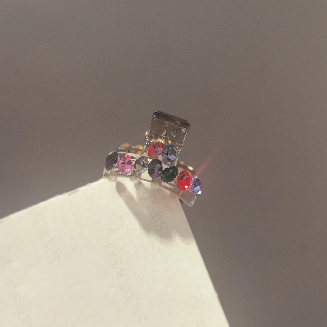 红绿彩时尚小抓夹刘海抓精致小夹子百搭简约彩色