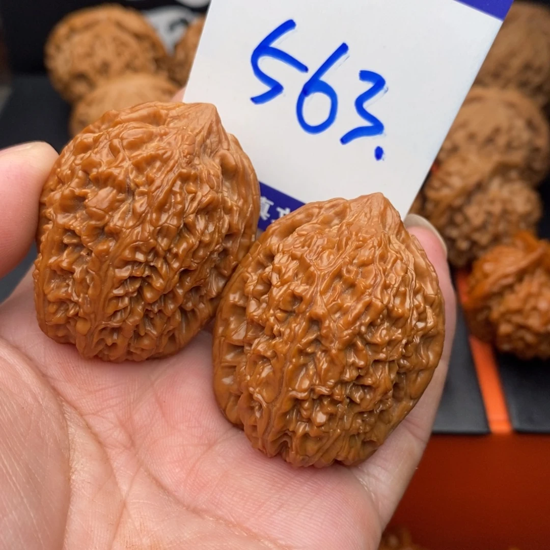 影***风把件文玩核桃大蒜头36