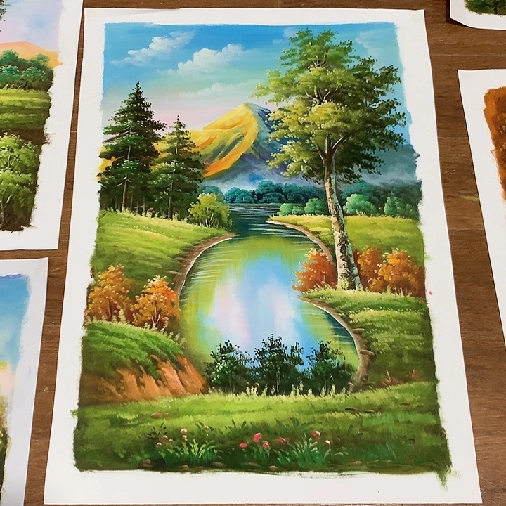 油画60*90手绘油画23号