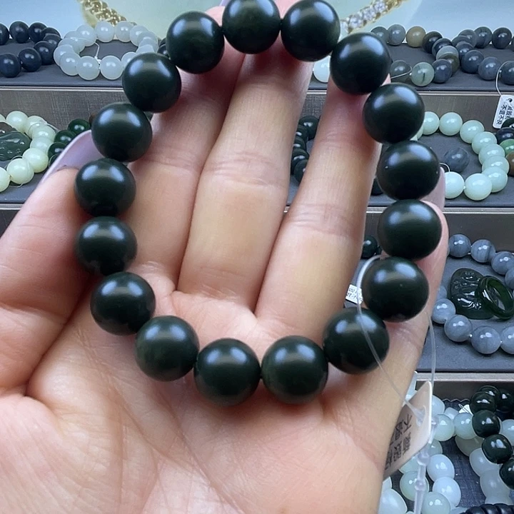 和田玉未镶嵌手链