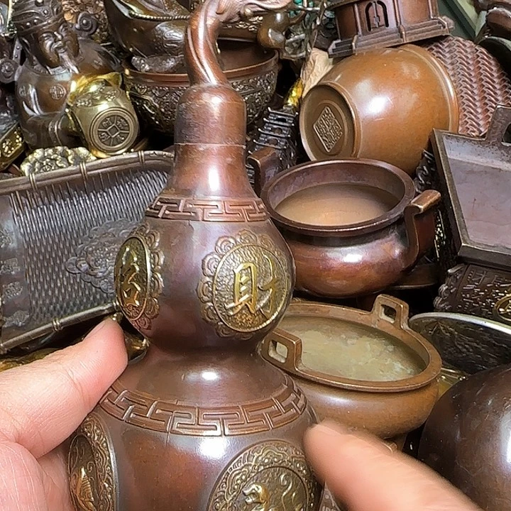 铜器办公室茶室摆件