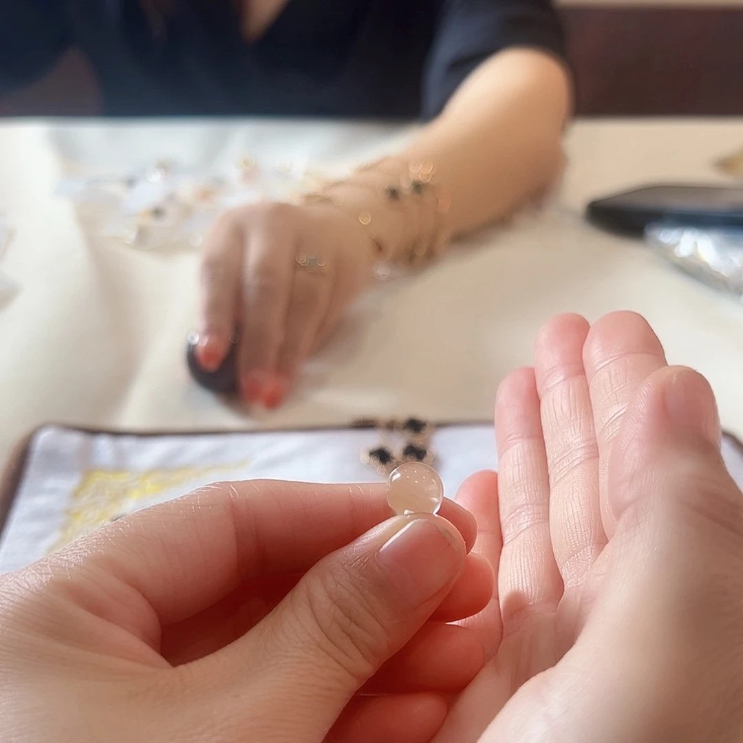 玛瑙/玉髓手链合金黑色