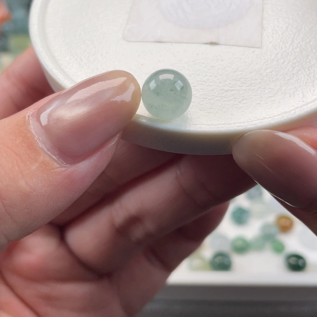 翡翠散珠天然翡翠a货9.3