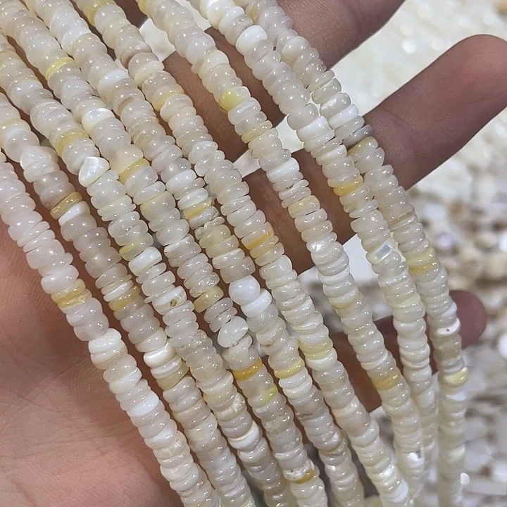 合金玛瑙/玉髓珠宝半成品2条5mm珍珠贝不规则隔片