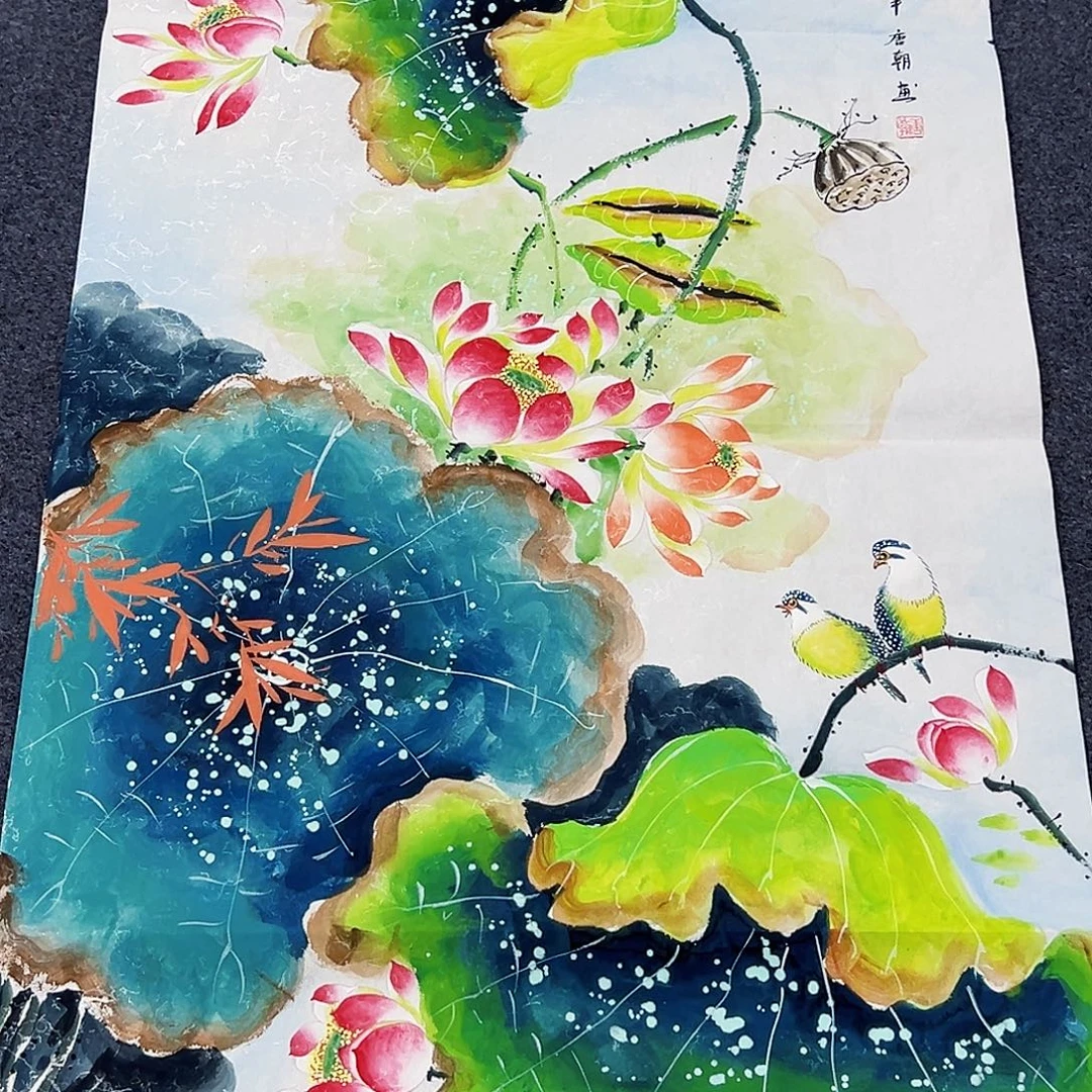 国画事事顺心如意万事如意万事