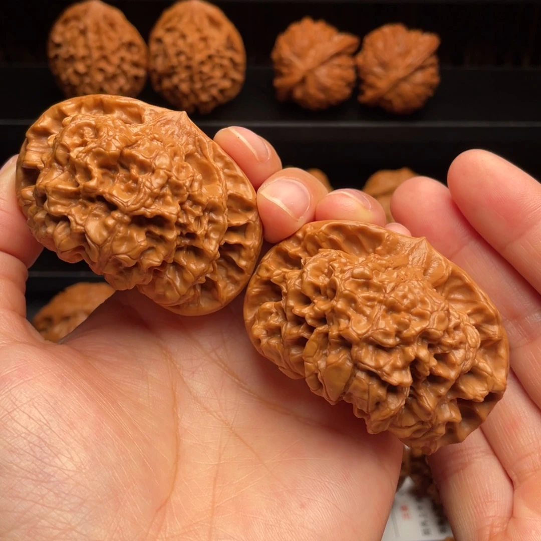 文玩核桃把件官帽58尺