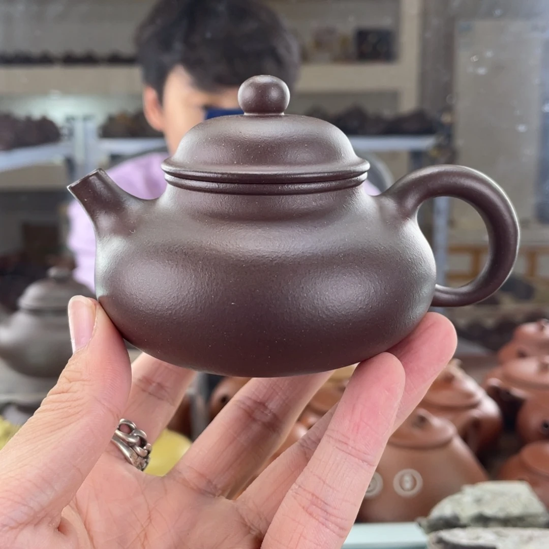 茶壶紫砂150cc大水潭底槽清茶壶