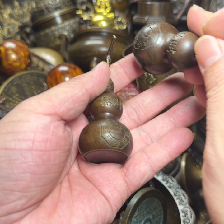 铜器摆件收收藏藏