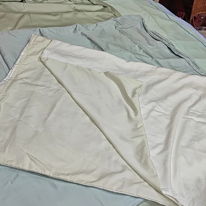 莫代尔纤维天丝被套1.55×2.1a版天丝b版天丝磨毛。