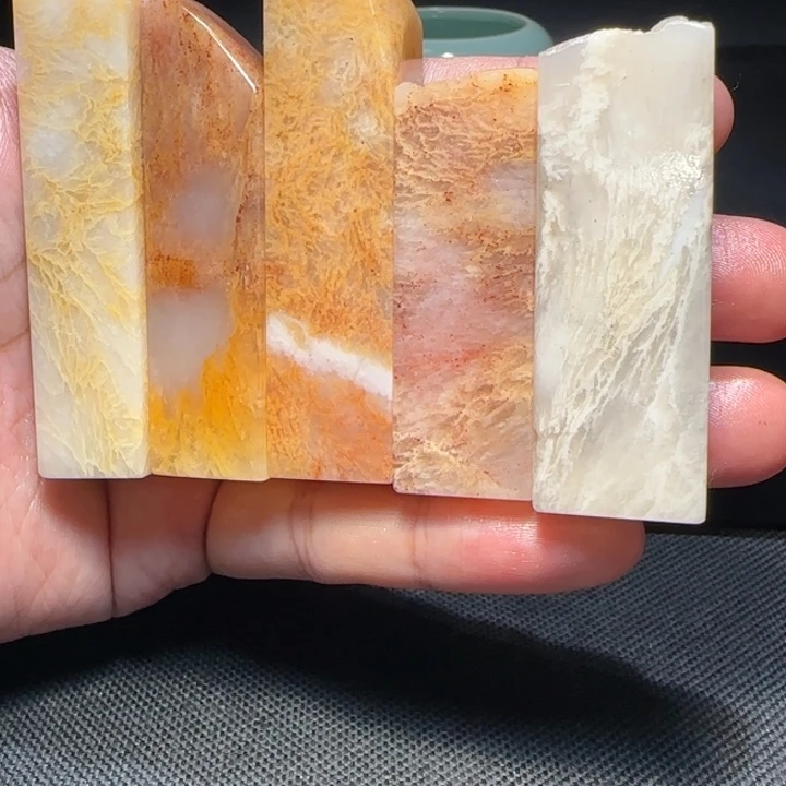 寿山石福集福寿山石印章
