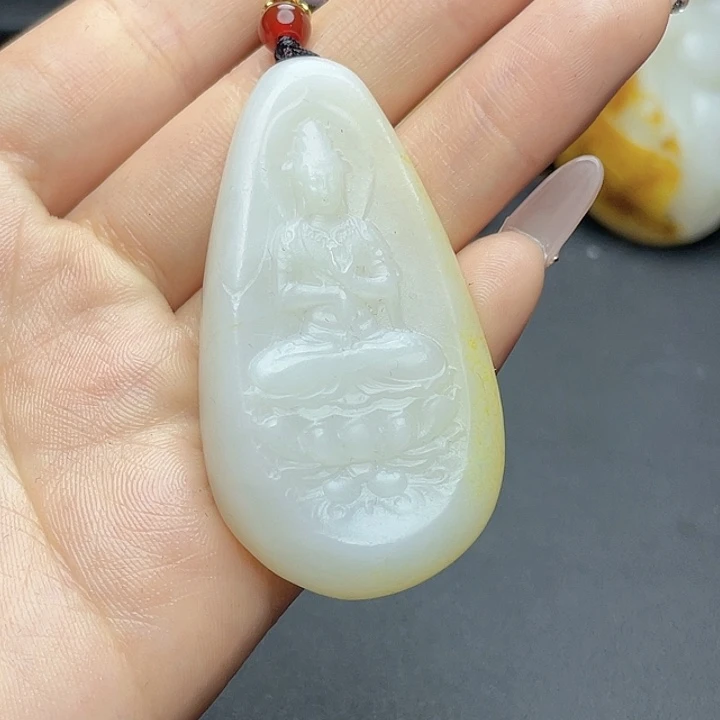 和田玉挂件未镶嵌T