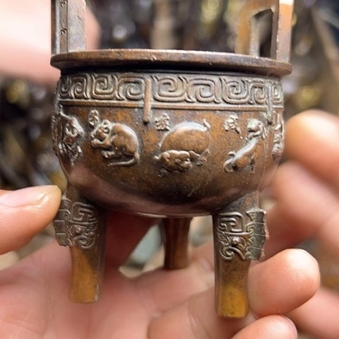 铜制工艺把玩摆件