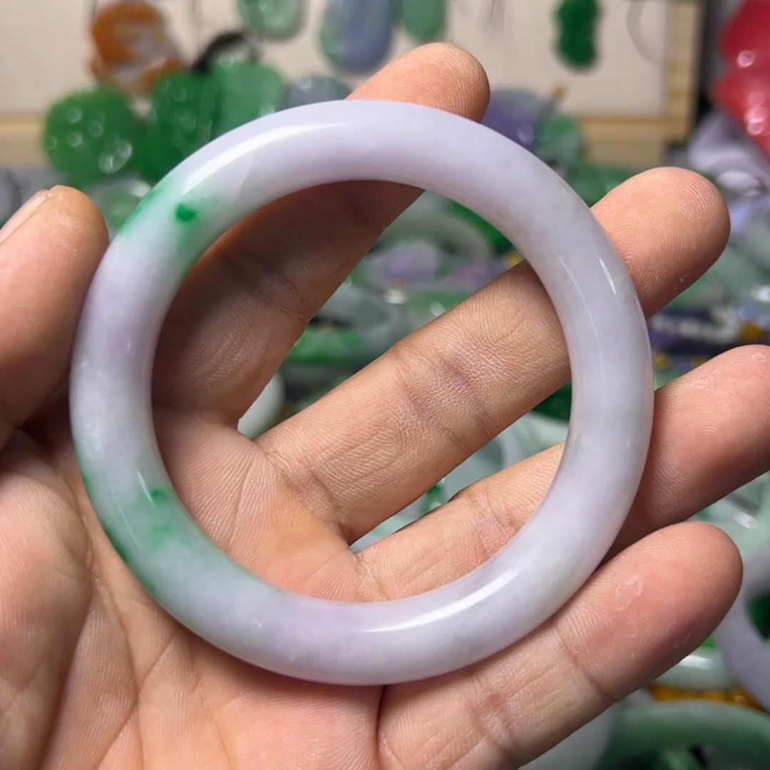 吊坠白玉菩提不退不换有纹60圈