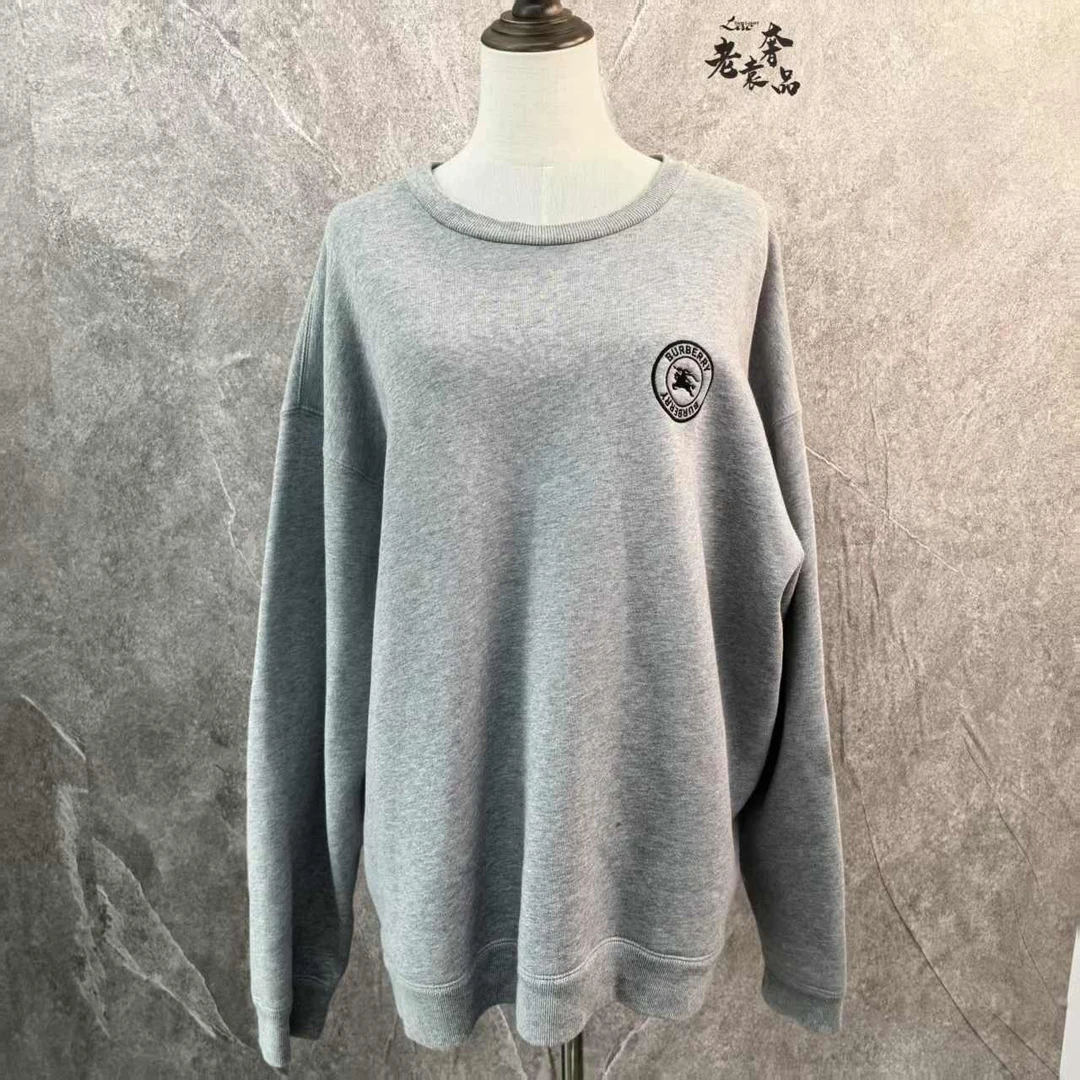 95新 BURBERRY/博柏利 海囤K/巴宝莉卫衣/XL码/微瑕污渍/YO183214