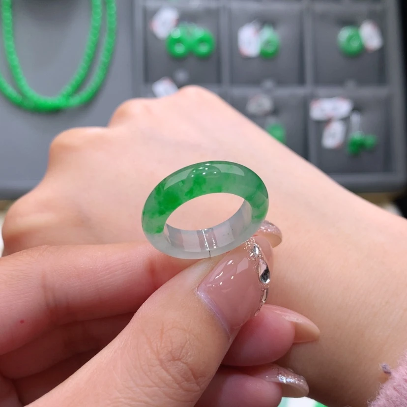 【闪购商品】未镶嵌戒指翡翠11-12号