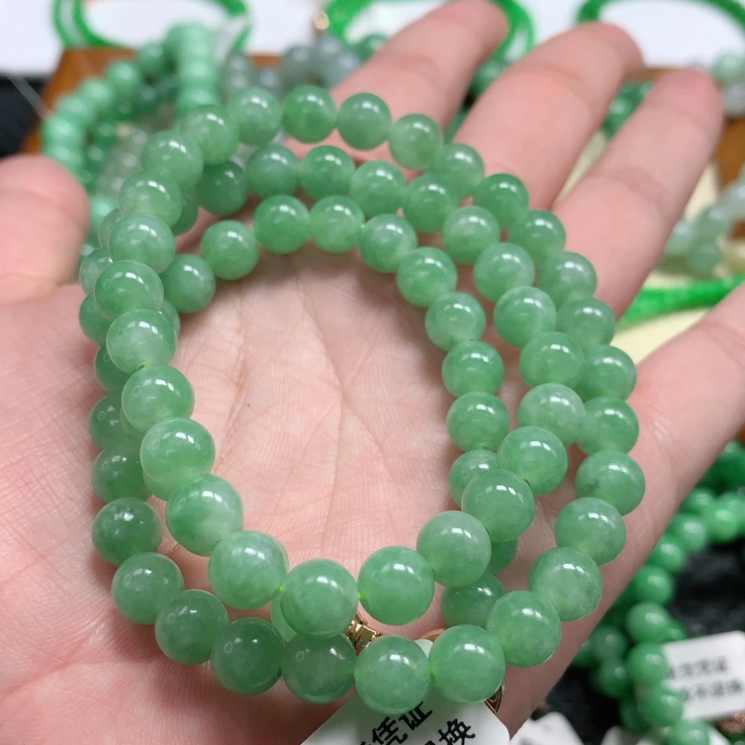 未镶嵌手链翡翠翡翠