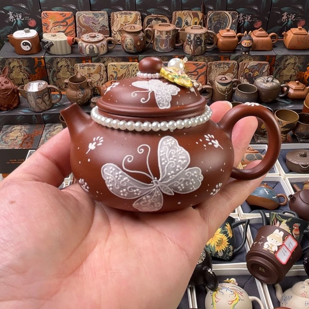 茶壶紫砂140cc原矿精工半手