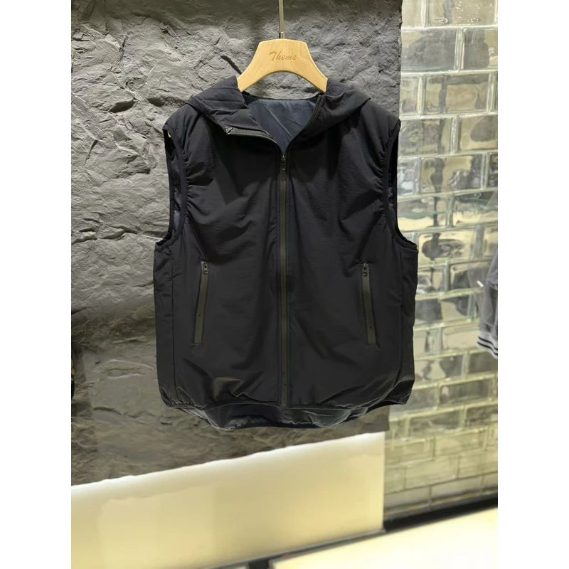 9001-3952 女士时尚休闲百搭连帽拉链马甲