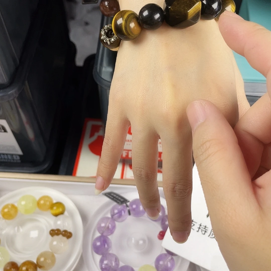 手链水晶银S925镶嵌