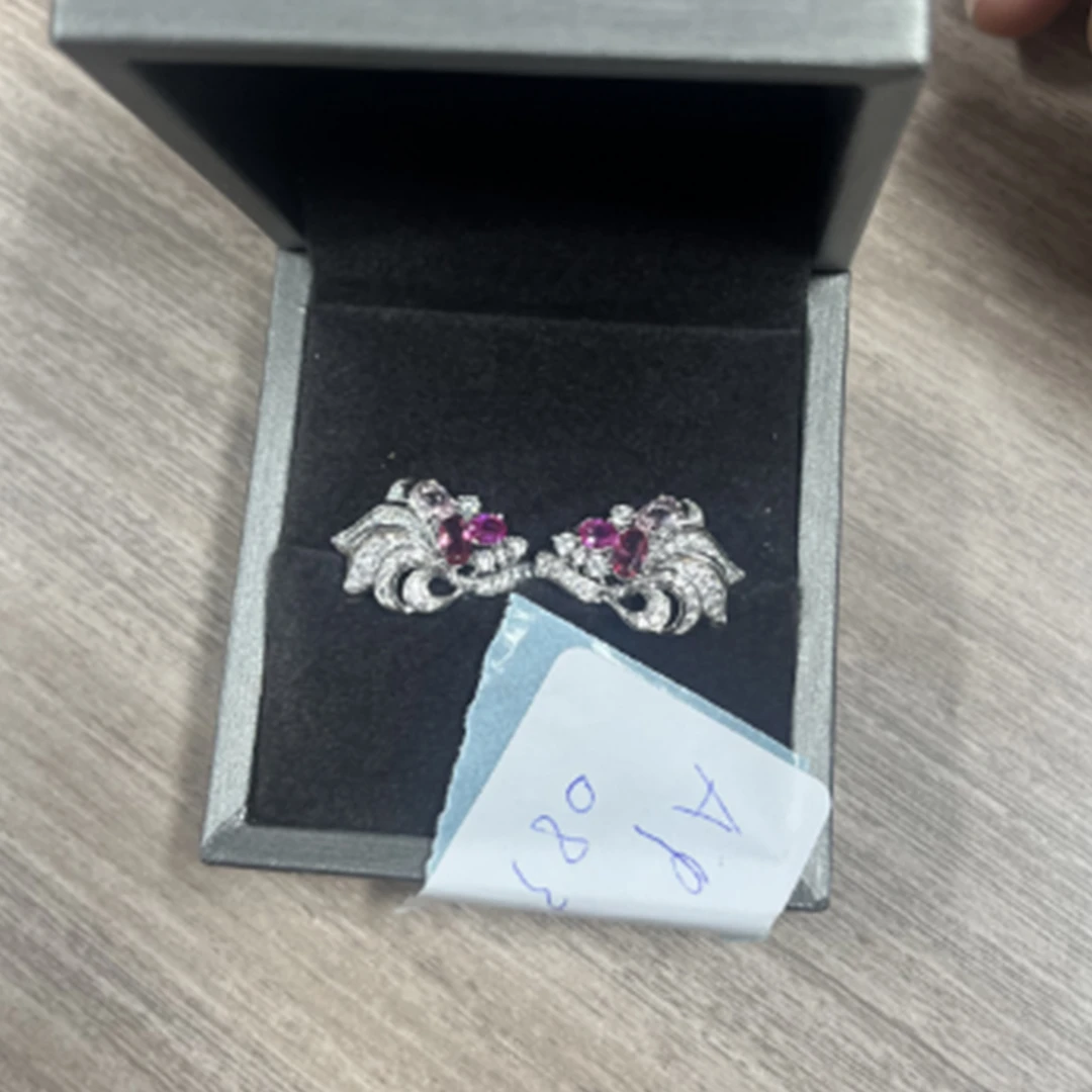 925银合成锆石耳饰 轻奢个性设计时尚精致百搭耳坠耳环 GPS-5051