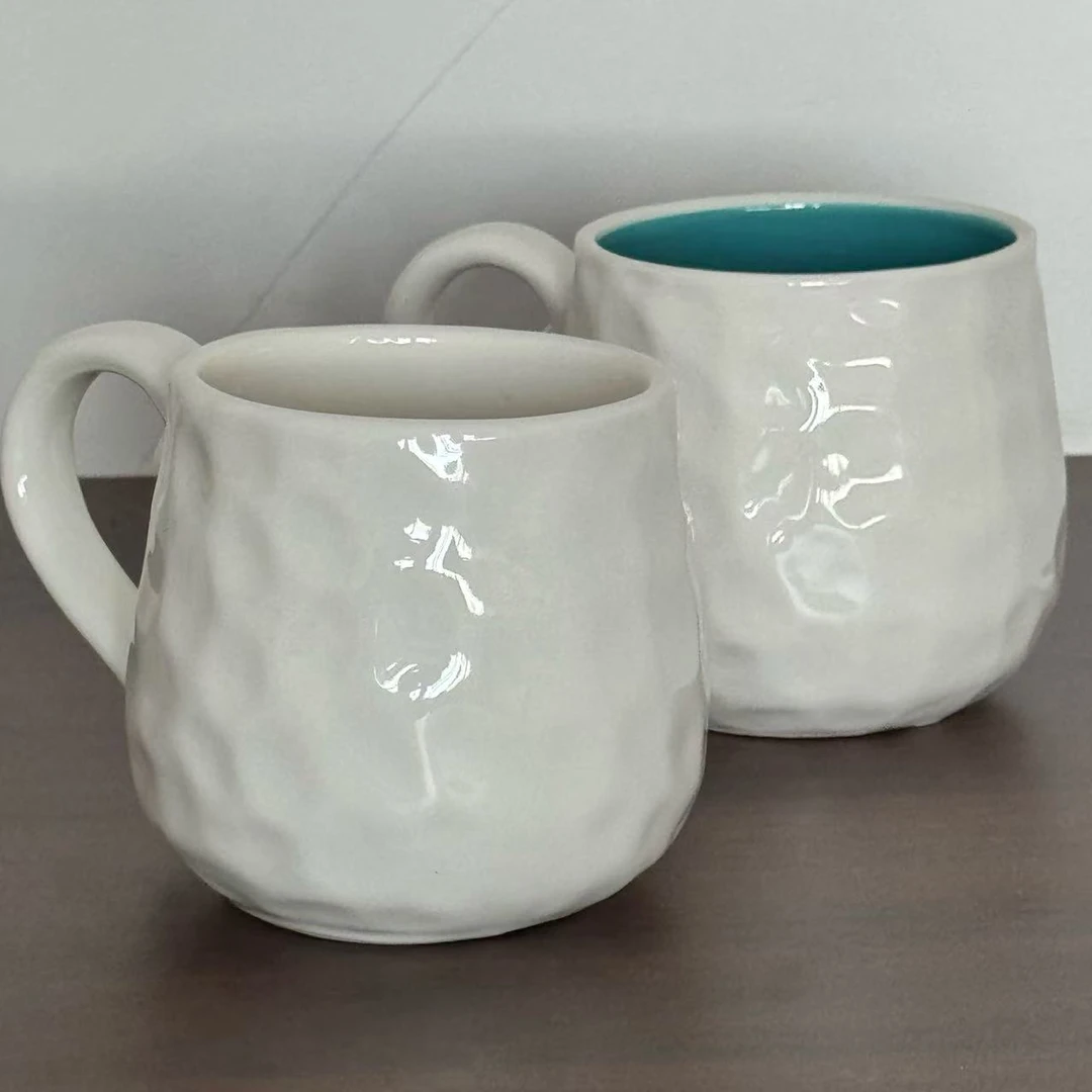 景德镇陶瓷锤纹陶瓷杯（2只装）