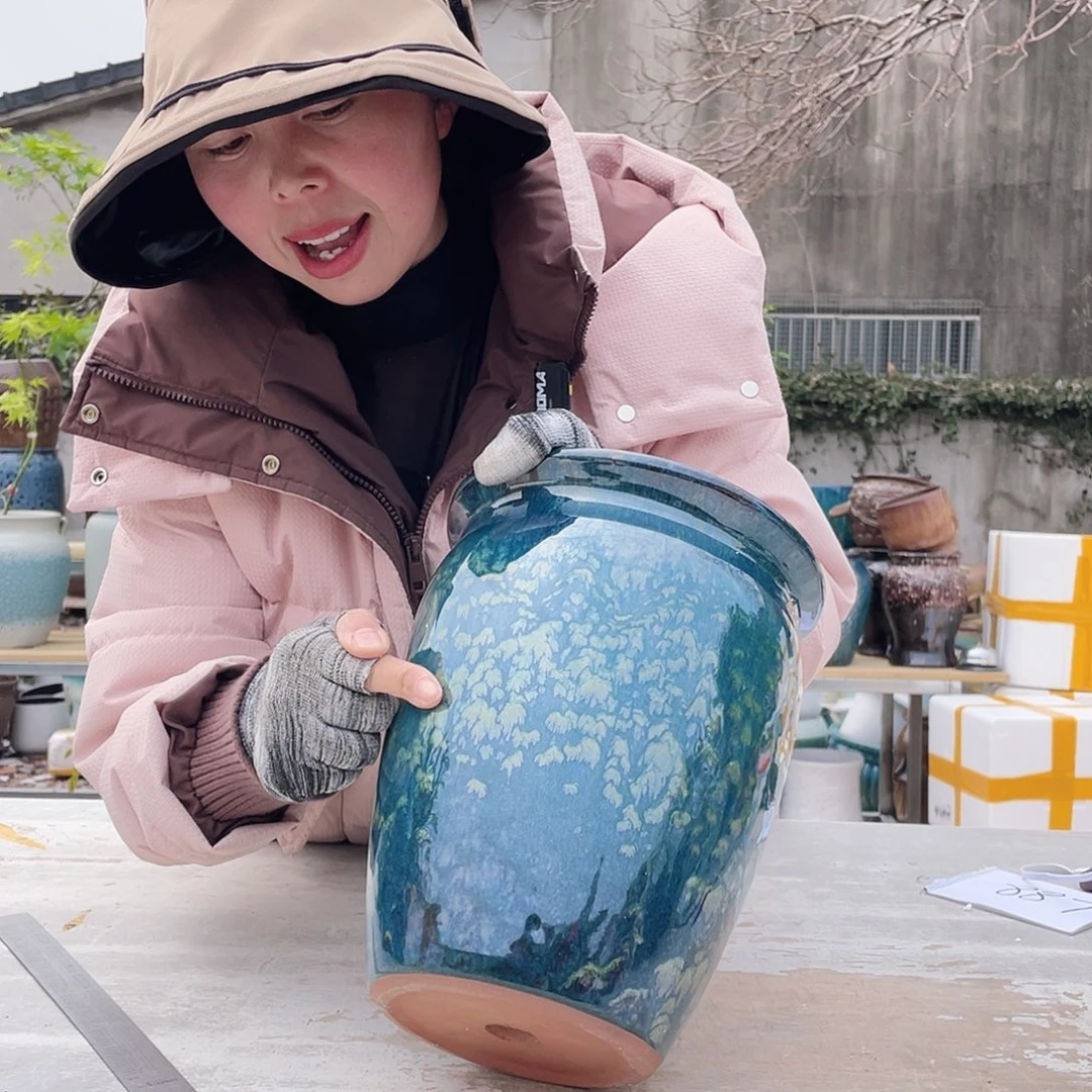 紫砂花盆王嫂花盆直播0309-庆1