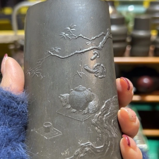 锡中古工艺品摆件