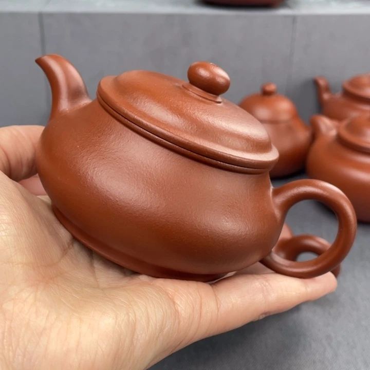 元***贞茶壶紫砂赵庄朱泥生料200尺寸