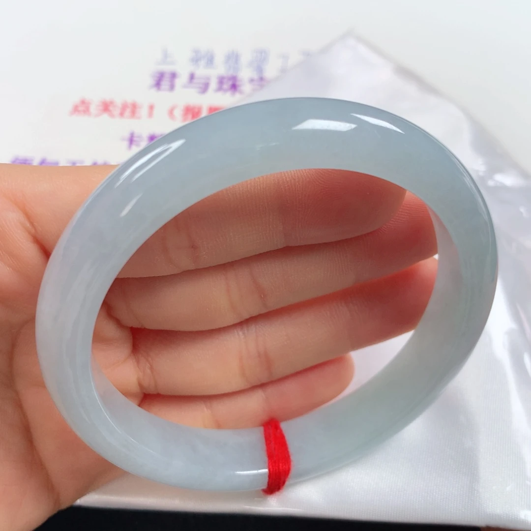 未镶嵌手镯翡翠云* 正圈
