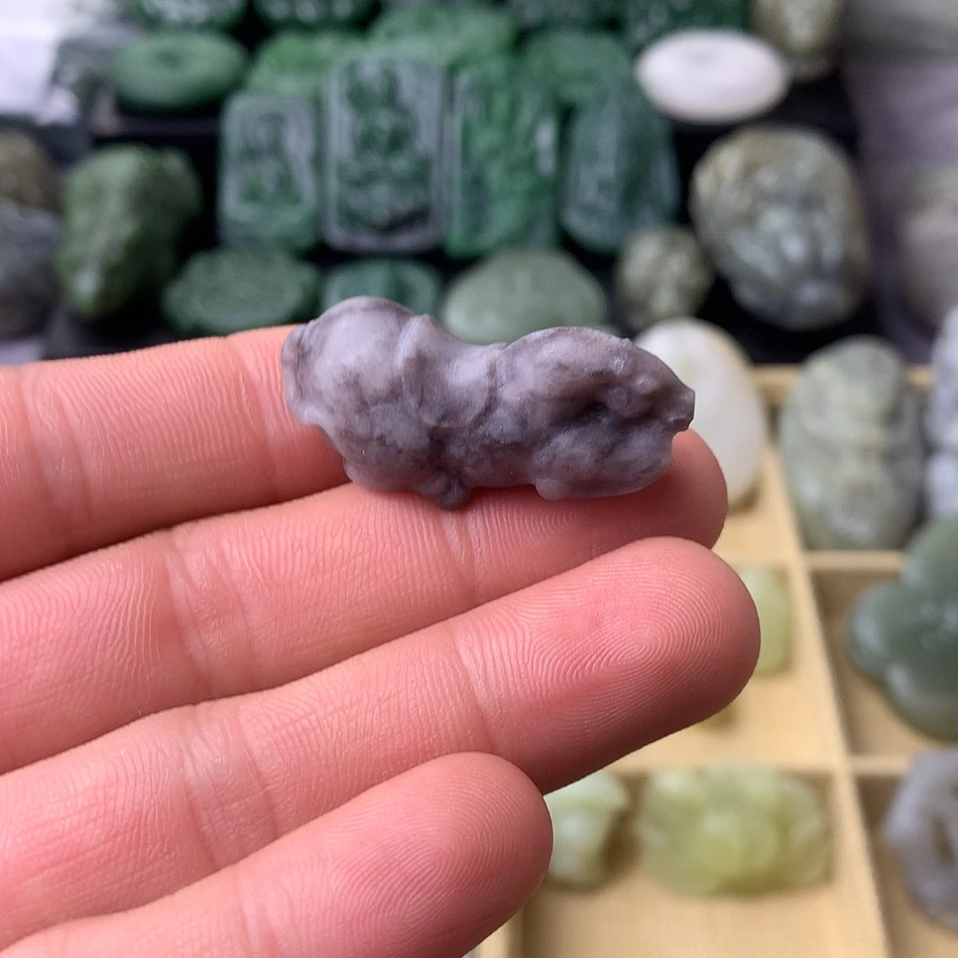 和田玉未镶嵌吊坠(不含链)
