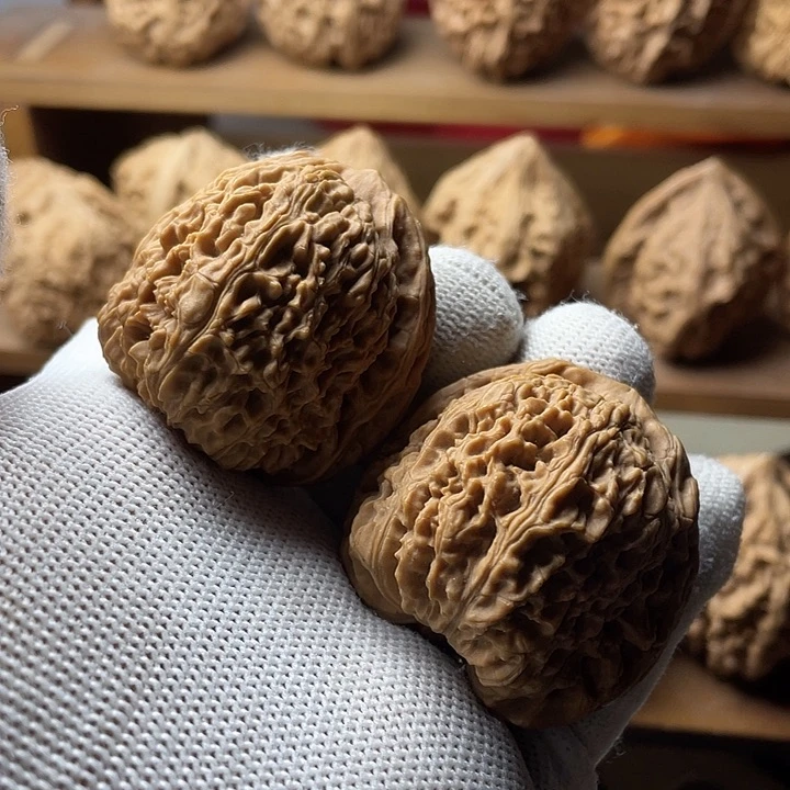 吊坠文玩核桃南疆石拉丝狮子头41