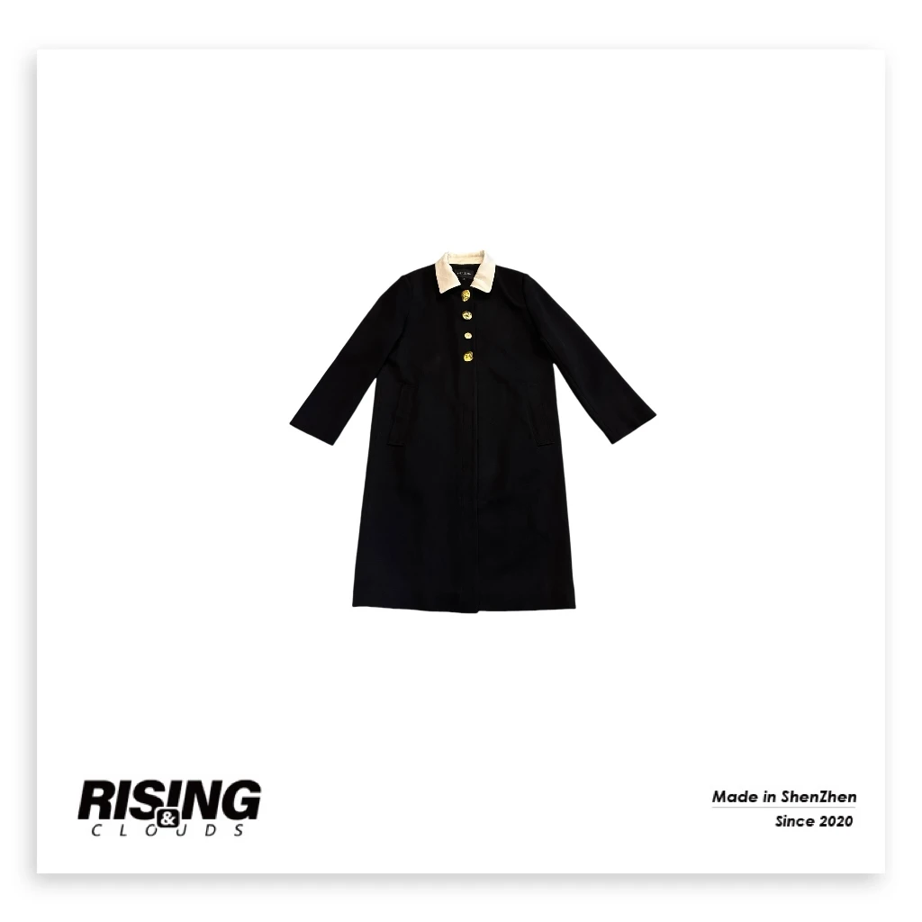 RISING&CLOUDS【莎莎】深圳南油流浪丹宁休闲时尚极简风衣090210