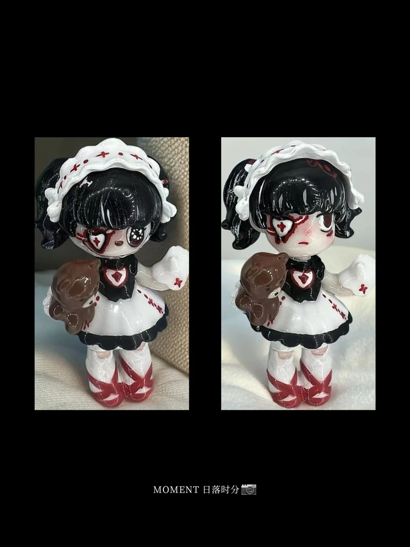 拉布布 momoko 改娃 暗黑系模具diy创意手工手绘娃娃工具