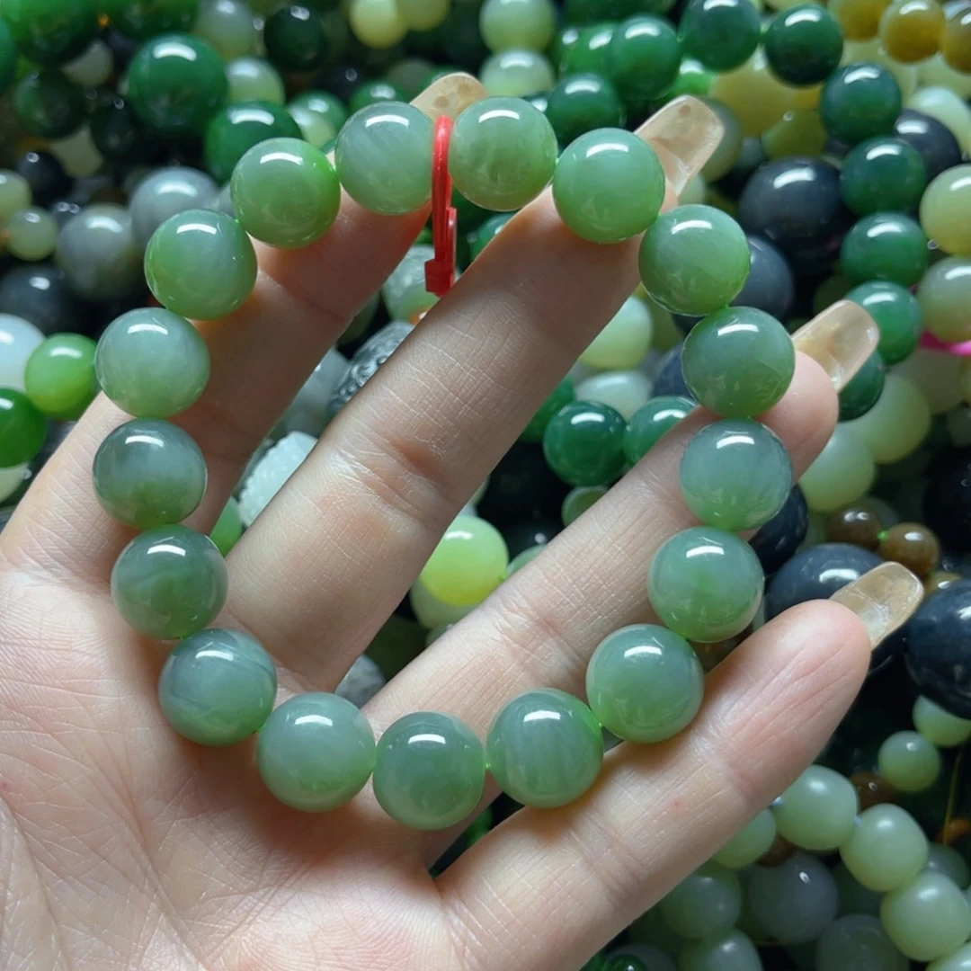 和田玉手串未镶嵌