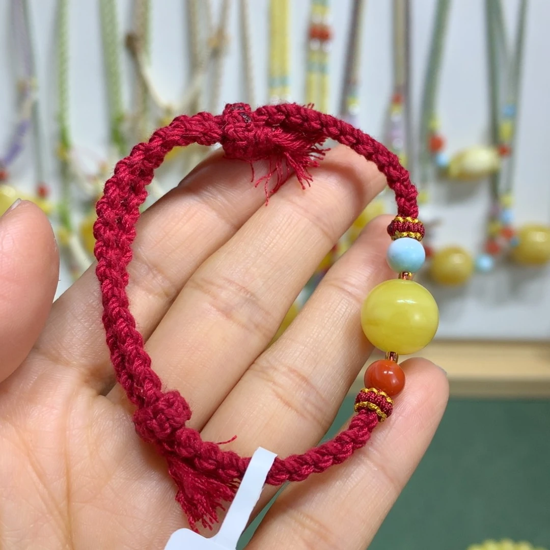 蜜蜡手链未镶嵌手绳