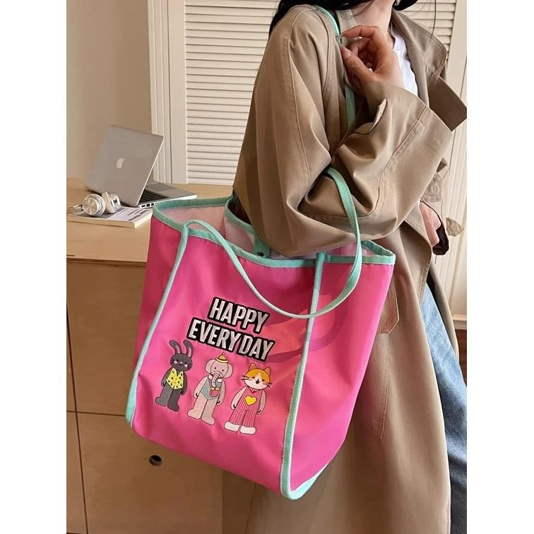 包包女款2025新款女式夏季休闲单肩包上课日常通勤百搭托特包