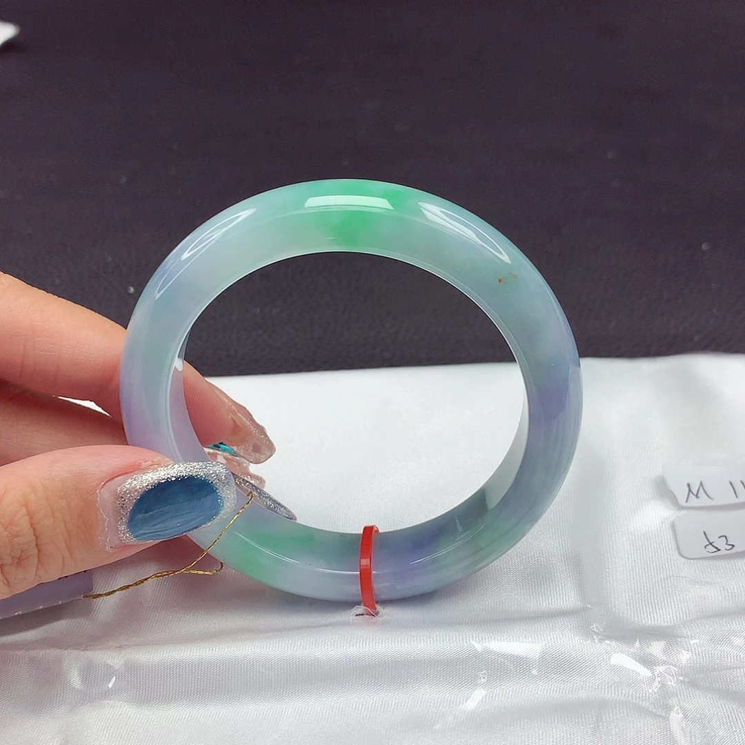 未镶嵌手镯翡翠53圈664