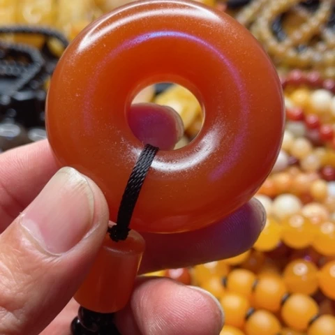 石英质玉手链合金一**头